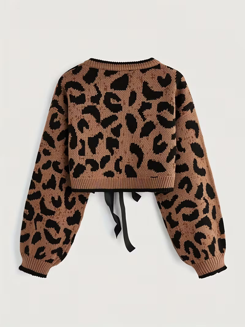 Cardigan maculato