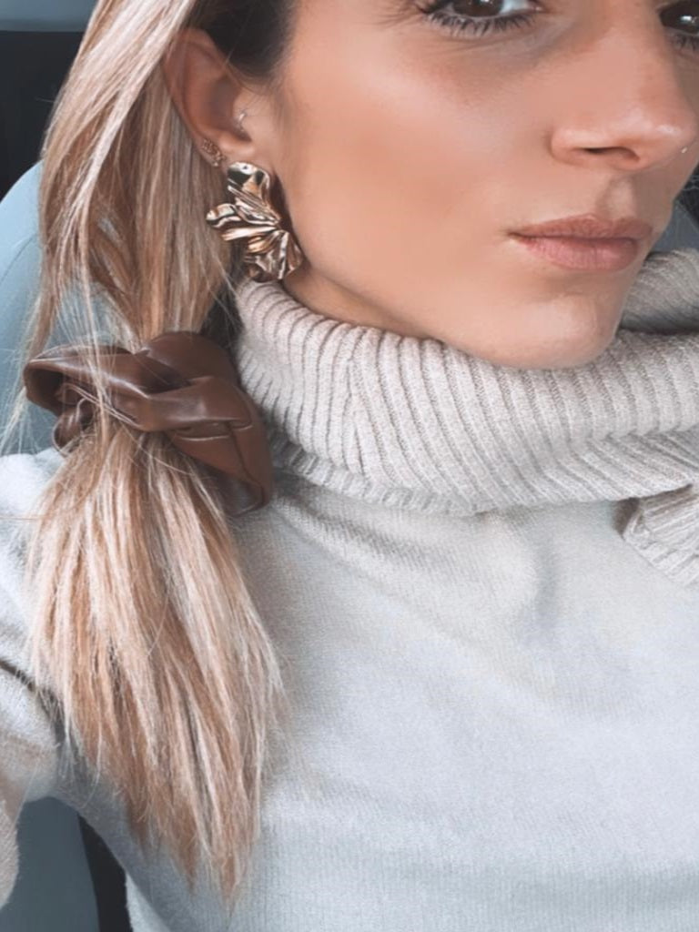 Elastico Scrunchy - Pelle