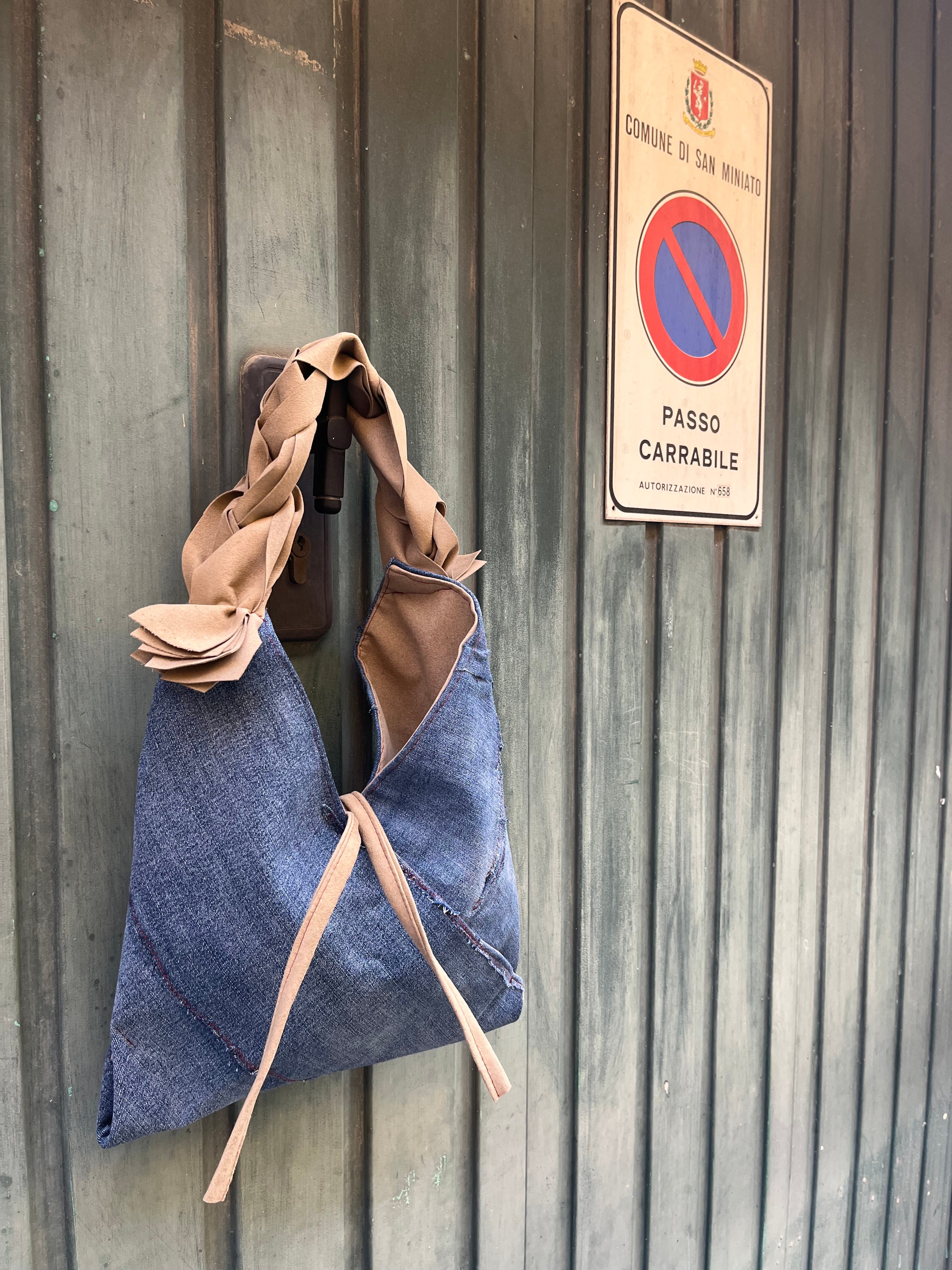 Jeans e Treccia suede