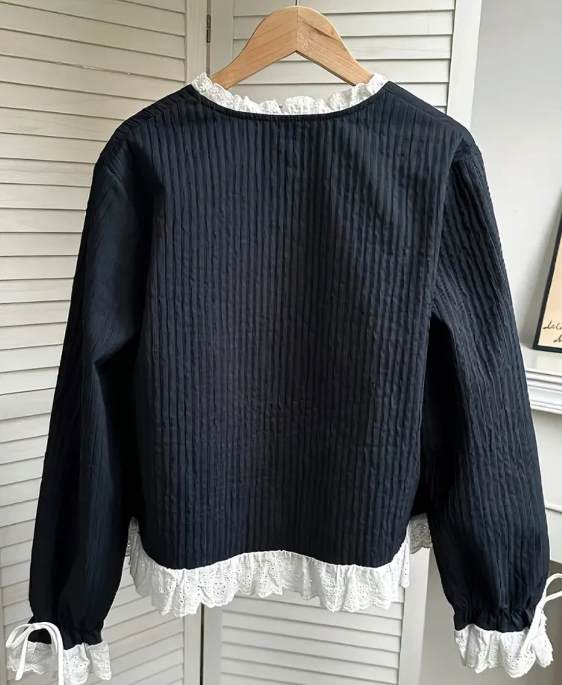 Camicetta con balza San gallo