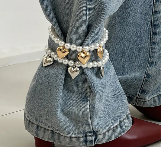 Cavigliera: Pera e cuori