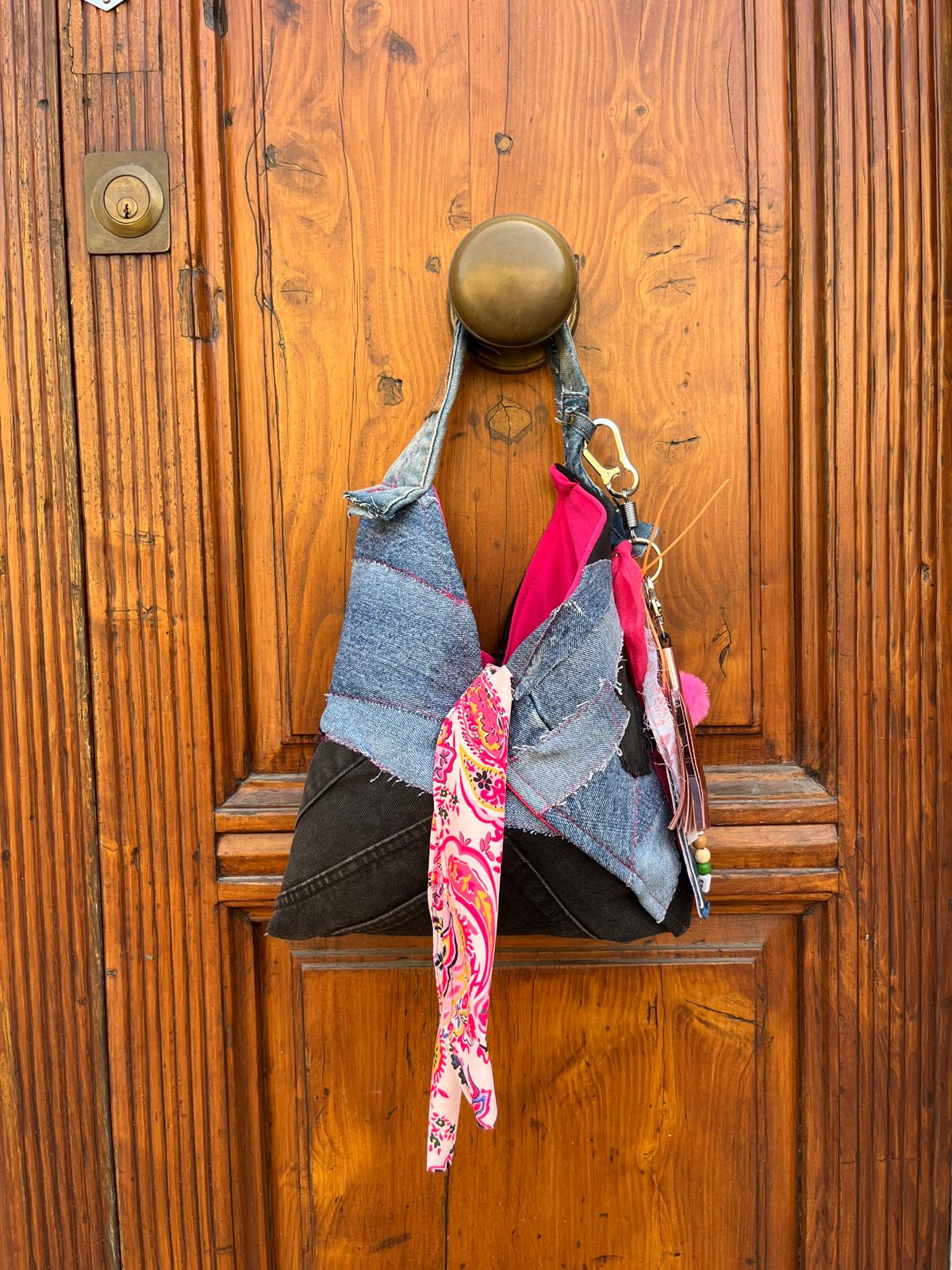 Patchwork Jeans - Bandana