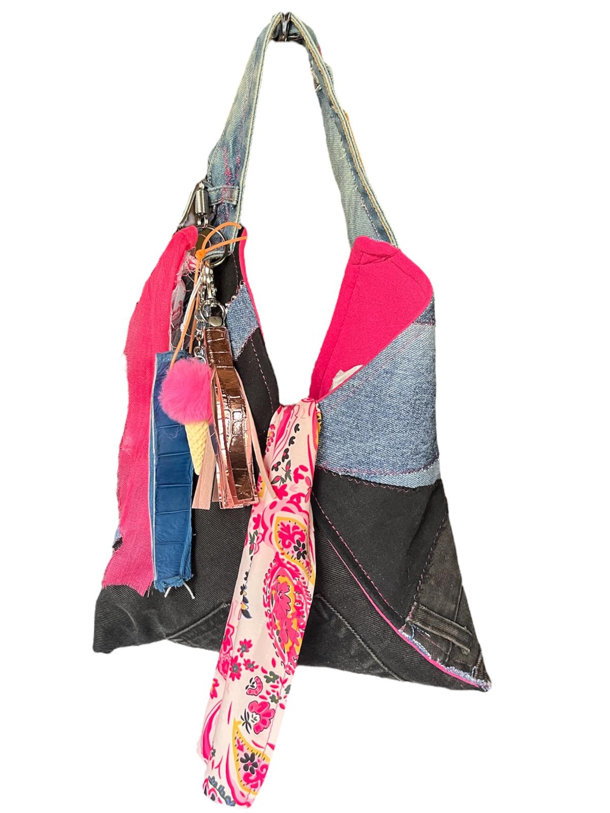 Patchwork Jeans - Bandana